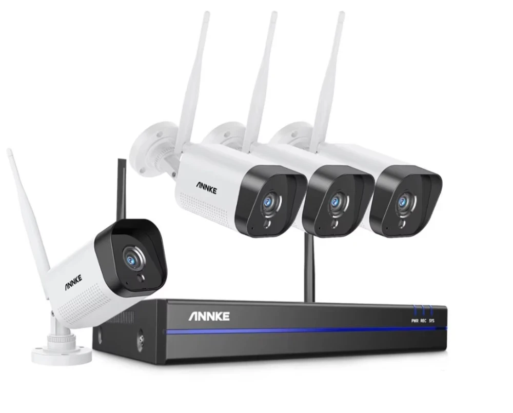 Комплект за видеонаблюдение 16CH NVR + 4 WiFi Smart камери - image