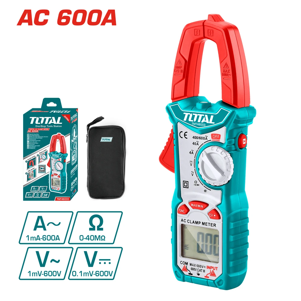 Ампер клещи TOTAL, 600A - AC - image