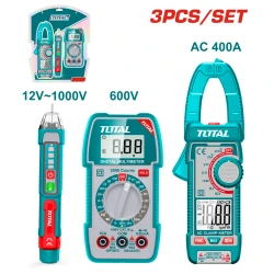 Комплект 3бр. уреди за измерване на електрически величини - TOTAL