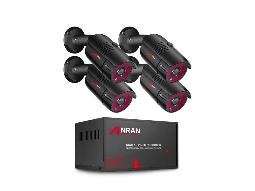 Комплект 4бр. AHD камери за видеонаблюдение с DVR - image