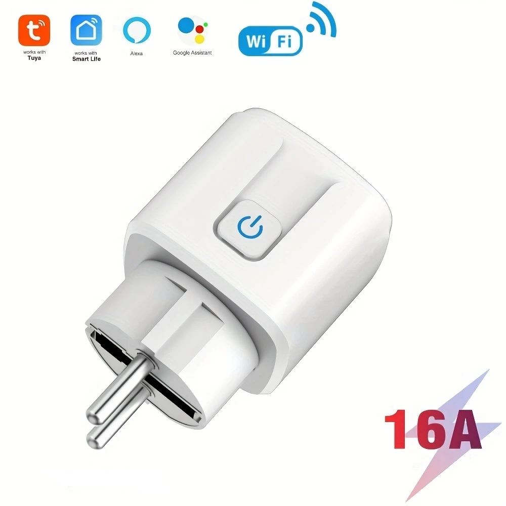 Wi Fi smart контакт 16А - image