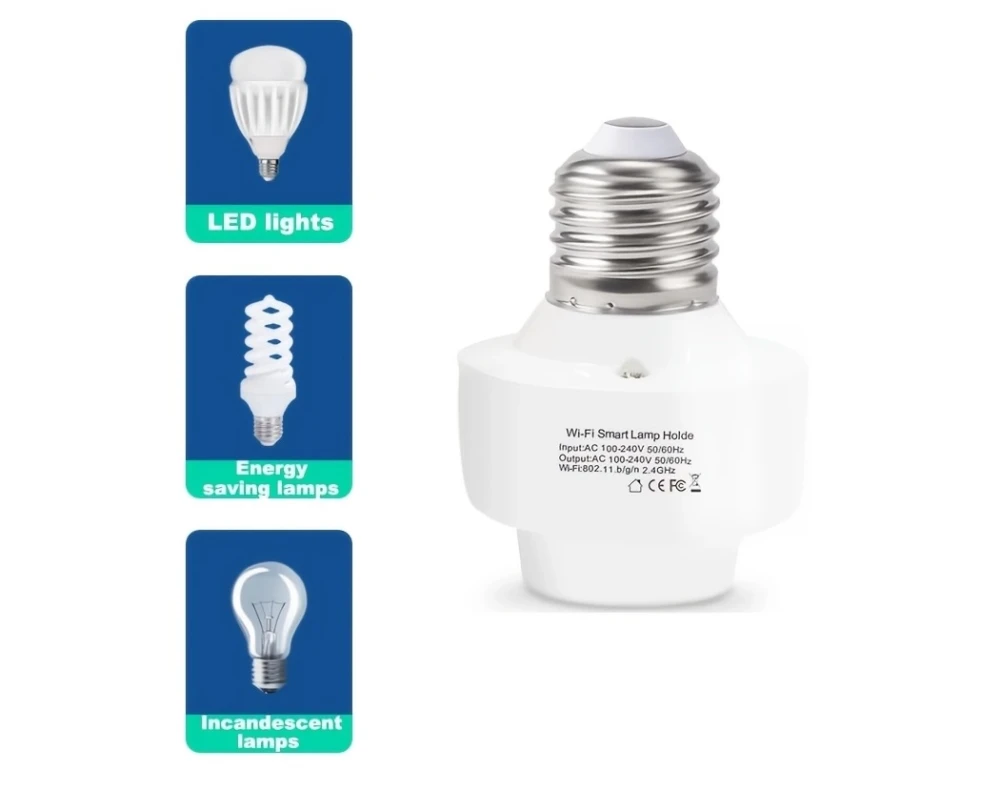 Смарт WIFI адаптер фасунга - image