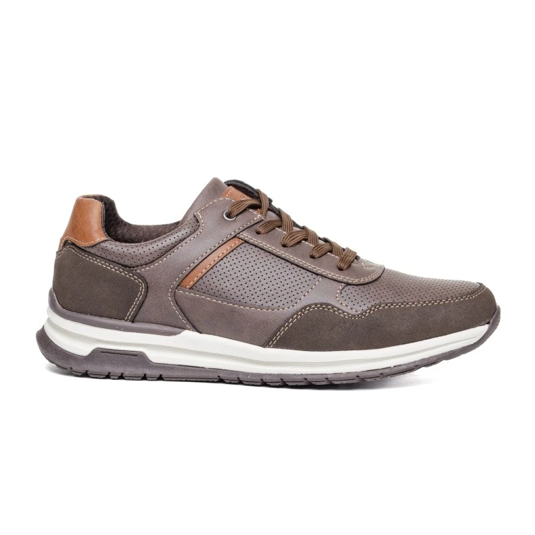 МЪЖКИ ОБУВКИ 054163 BROWN - image