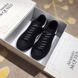 Alexander McQueen Oversized Sneaker Black Leather