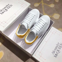 Alexander McQueen Oversized Sneaker White Gold