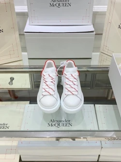 Alexander McQueen Oversized Sneaker White Red