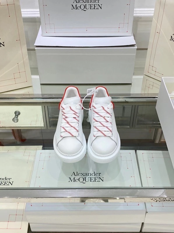 Alexander McQueen Oversized Sneaker White Red - image