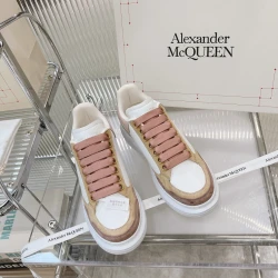 Alexander McQueen Oversized Sneaker White Pink
