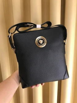 Versace / Medusa Reporter Bag / Black