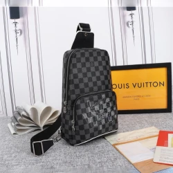 LV / Avenue Sling / Damier Graphite Silver / 20 x 31 x 10 см