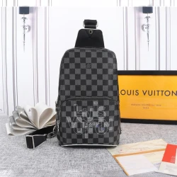 LV / Avenue Sling / Damier Graphite Charcoal / 20 x 31 x 10 см