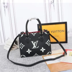 LV / OnTheGo PM / Bicolor Black / 25 x 19 x 11.5 см