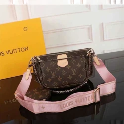 LV / Multi Pochette Accessoires / Rose / 25 x 13 x 10 cm