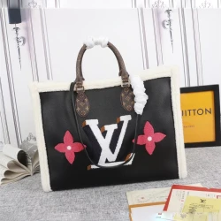 LV / OnTheGo GM / Wool Floral / 41 x 34 x 19 cm