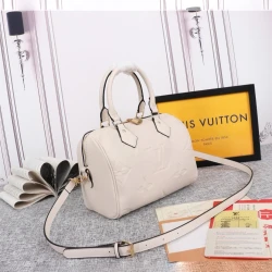 LV / Speedy Bandoulière 25 / White / 25 x 19 x 15 cm