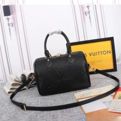 LV / Speedy Bandoulière 25 / Black / 25 x 19 x 15 cm