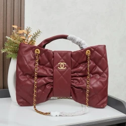 CC / Bow Bag / Red / 40 x 27 cm