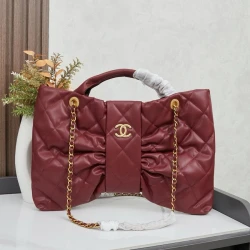 CC / Bow Bag / Red / 40 x 27 cm