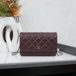 CC / Flap Bag / Brown / 19.5 x 13 x 4 cm