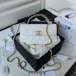 CC / Top Handle Bag / Silver