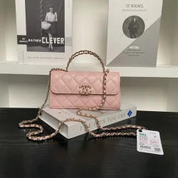 CC / Top Handle Bag / Pink