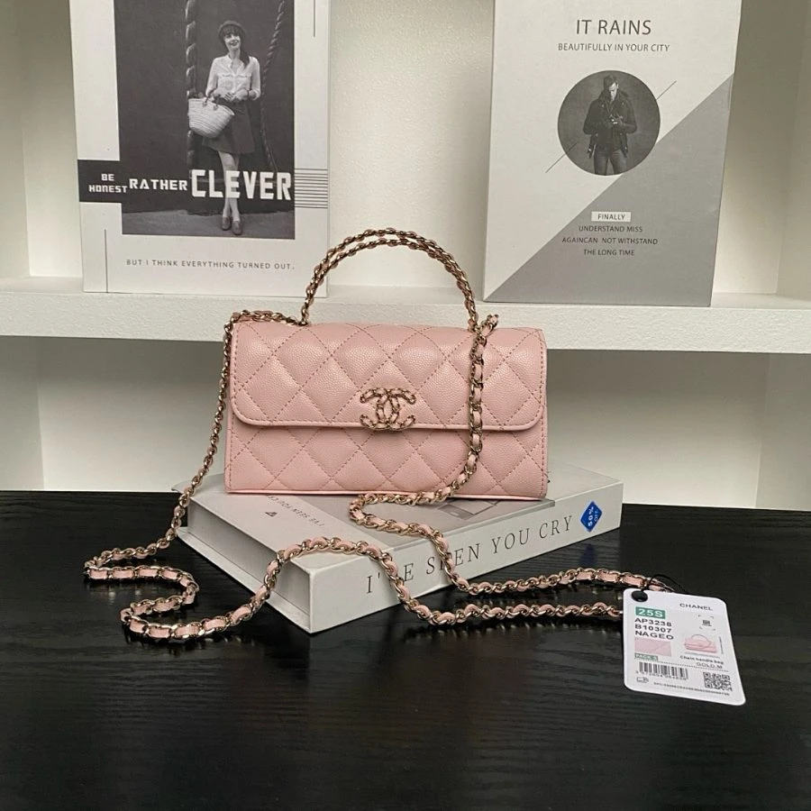 CC / Top Handle Bag / Pink - image