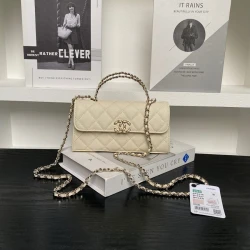 CC / Top Handle Bag / Beige