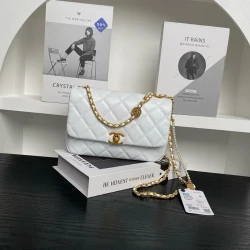 CC / Mini Flap Bag / White