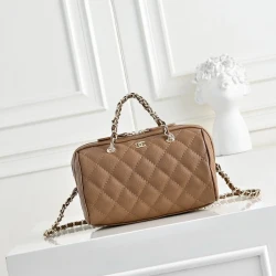 CC / Bowling Bag / Brown / 19 x 11 x 7 cm