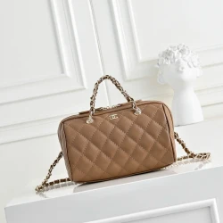 CC / Bowling Bag / Brown / 19 x 11 x 7 cm