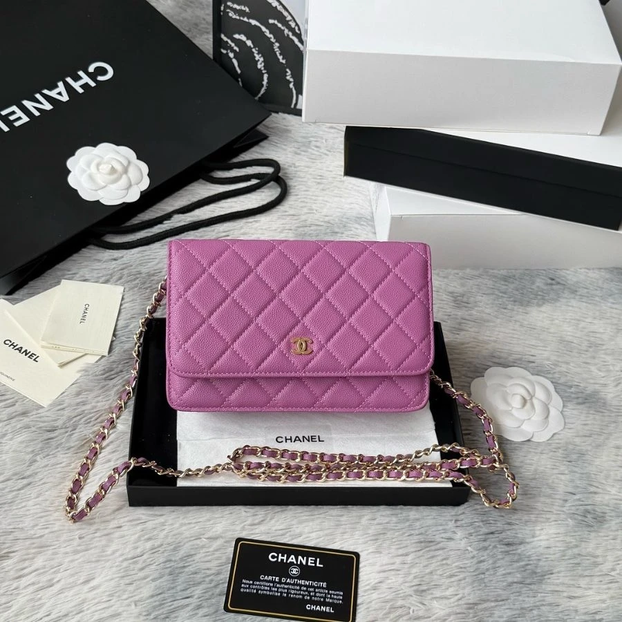 CC / Flap Bag / Purple - image