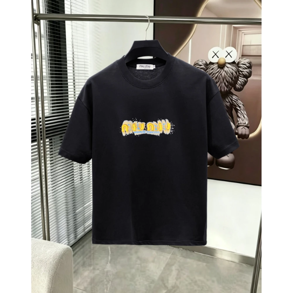 MIU Print T-Shirt 038 / Black - image