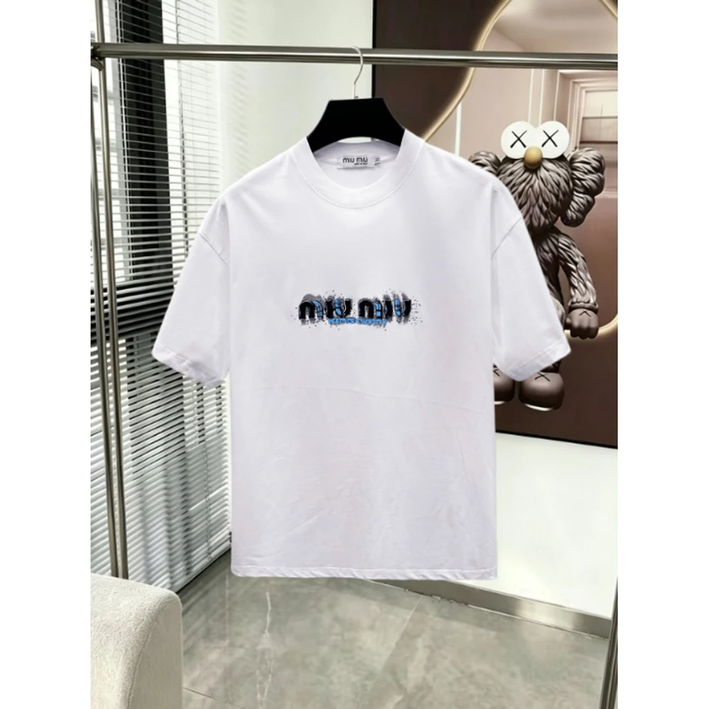 MIU Print T-Shirt 041 / White - image