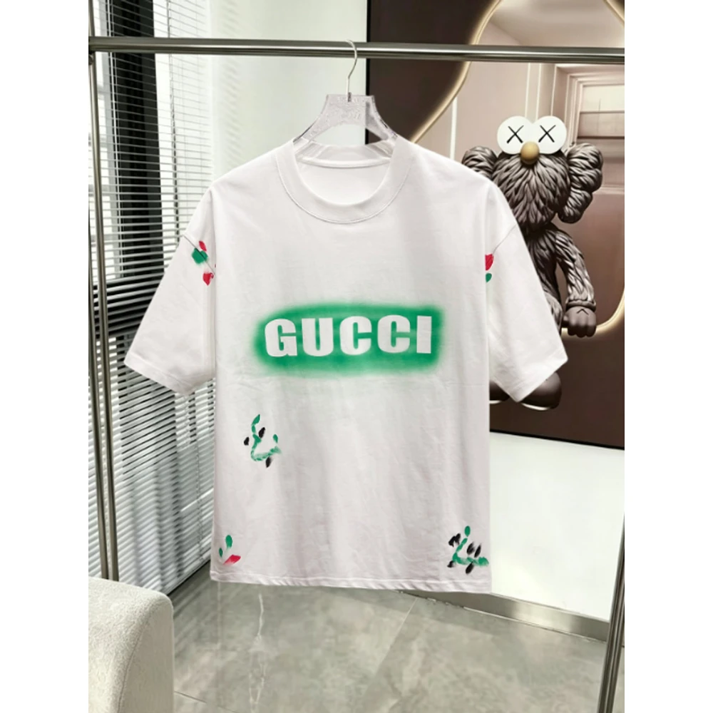 GG Hand-Painted T-Shirt 046 / White - image