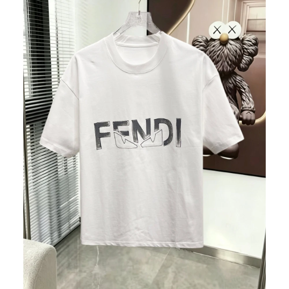 FF Hand-Painted T-Shirt 048 / White - image