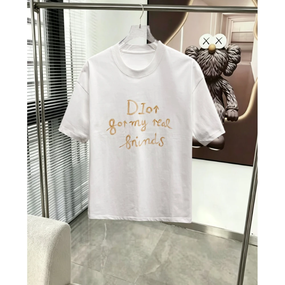 CD Hand-Painted T-Shirt 050 / White - image