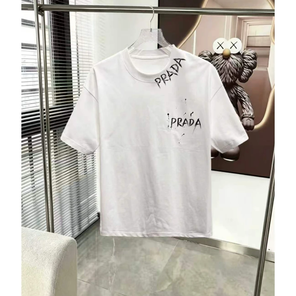 PRD Hand-Painted T-Shirt 051 / White - image