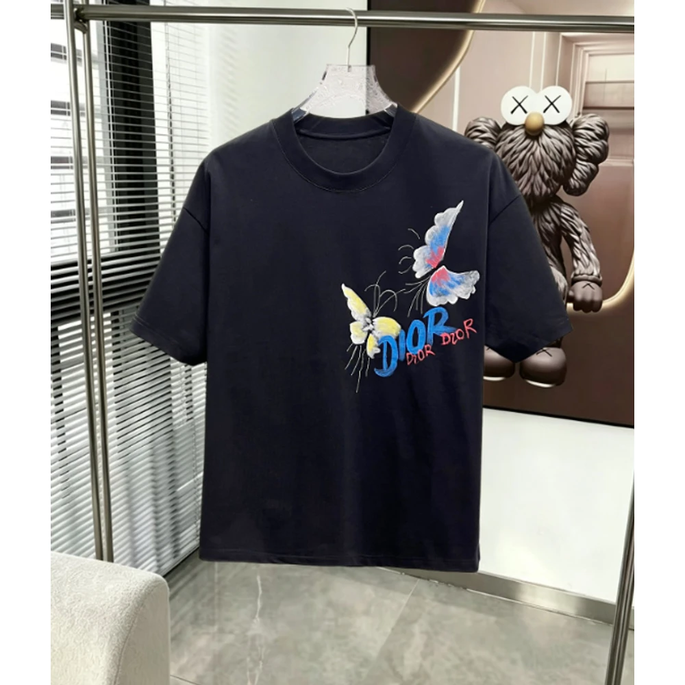 CD Hand-Painted T-Shirt 054 / Black - image