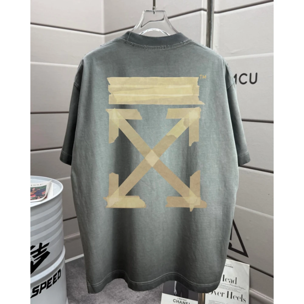 OW Washed T-Shirt 056 / Grey - image