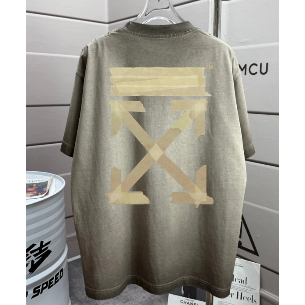 OW Washed T-Shirt 056 / Brown - image