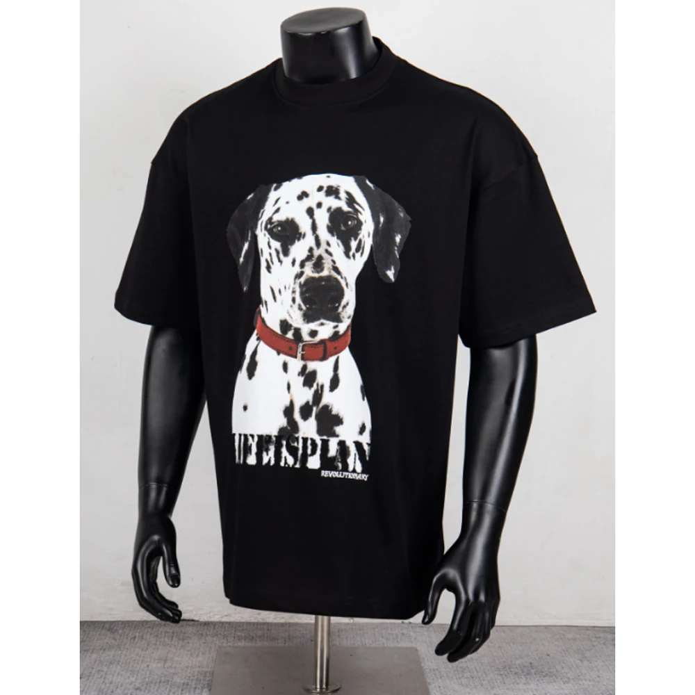 LIP Print T-Shirt 082 / Black - image