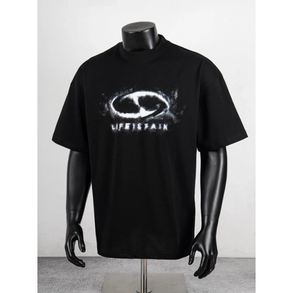 LIP Print T-Shirt 090 / Black - image