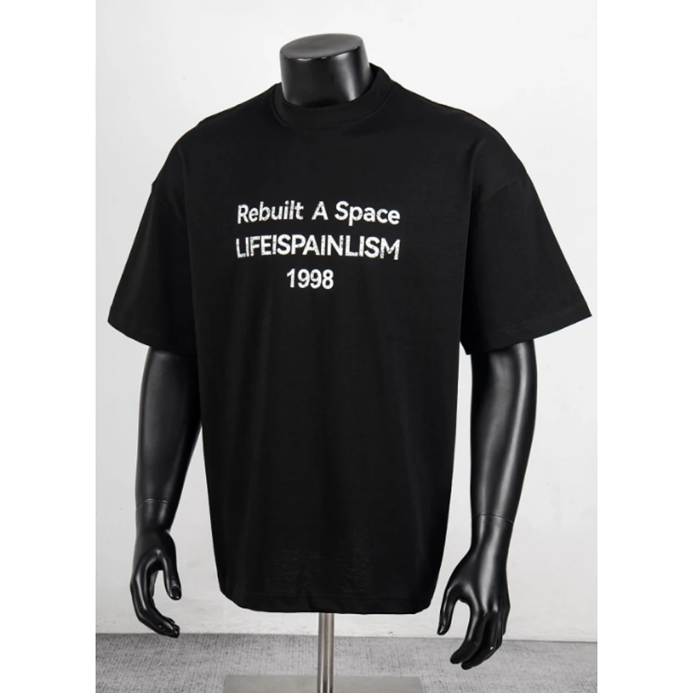 LIP Print T-Shirt 092 / Black - image