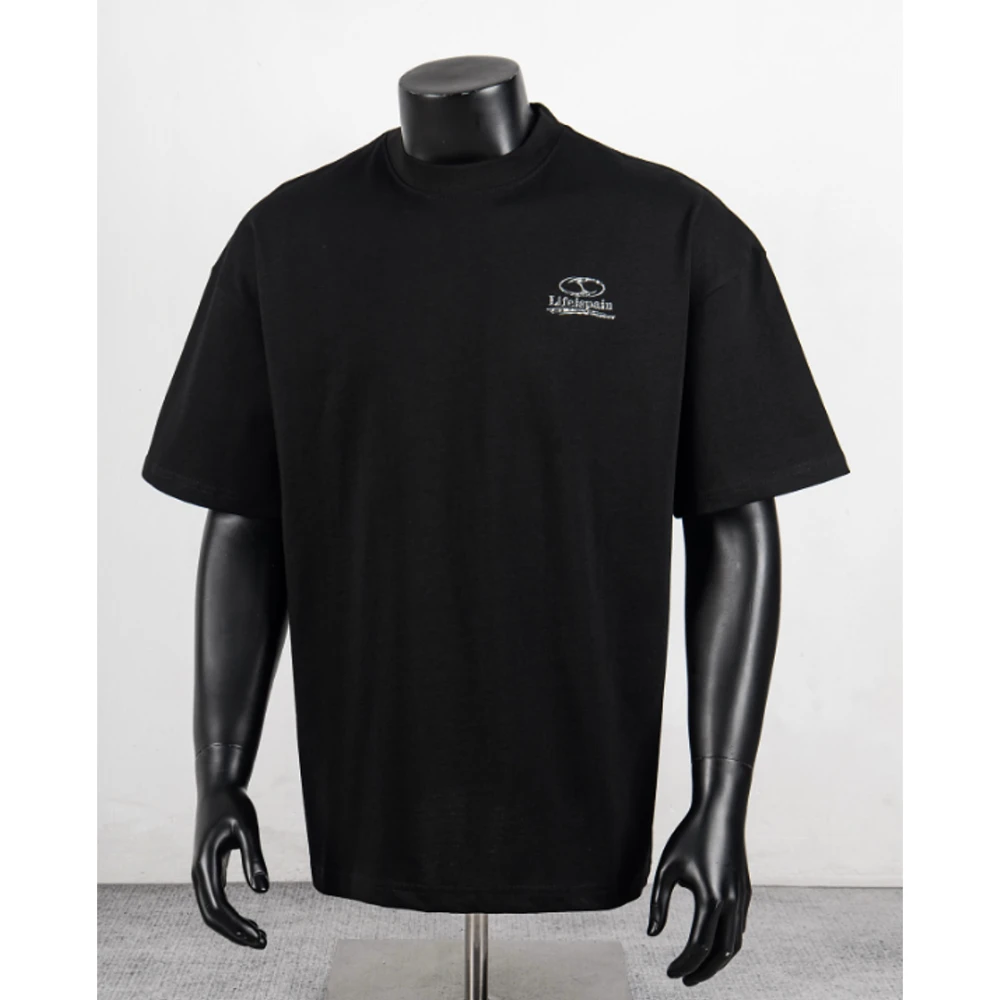 LIP Print T-Shirt 094 / Black - image