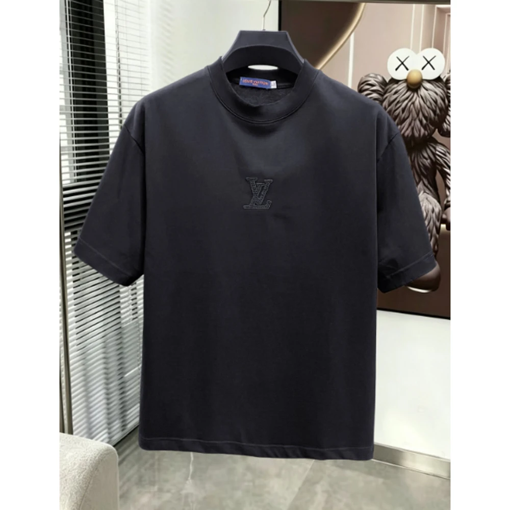 LV Embroidered T-Shirt 107 / Black - image