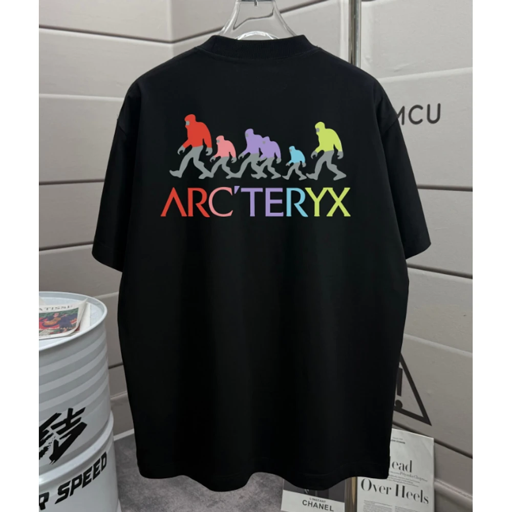 Arc Print T-Shirt 114 / Black - image