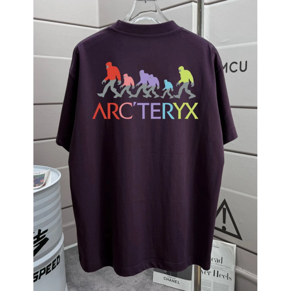 Arc Print T-Shirt 114 / Purple - image