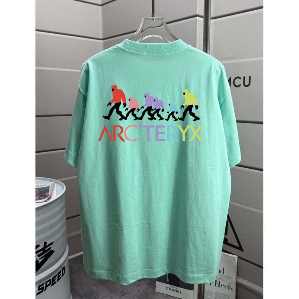Arc Print T-Shirt 114 / Green - image