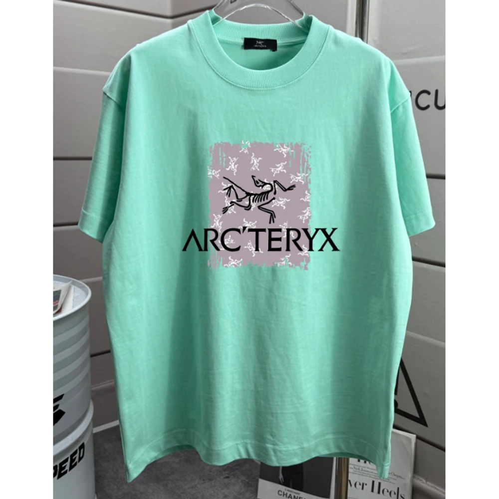 Arc Print T-Shirt 123 / Green - image