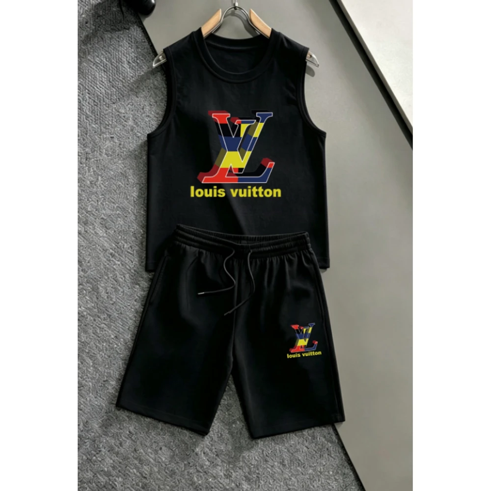 LV Tank Top Set 001-01 / Black - image